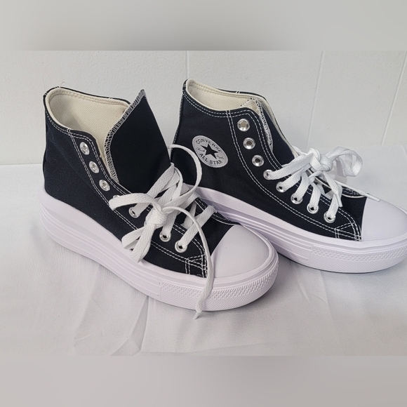 Converse Chuck Taylor All Star Move Platform Sneaker Womens Size 6 - Picture 7 of 8